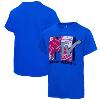 Men's Nike Paul George Royal La Clippers Name & Number T-Shirt