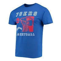 Men's Junk Food Royal Philadelphia 76ers Slam Dunk T-Shirt