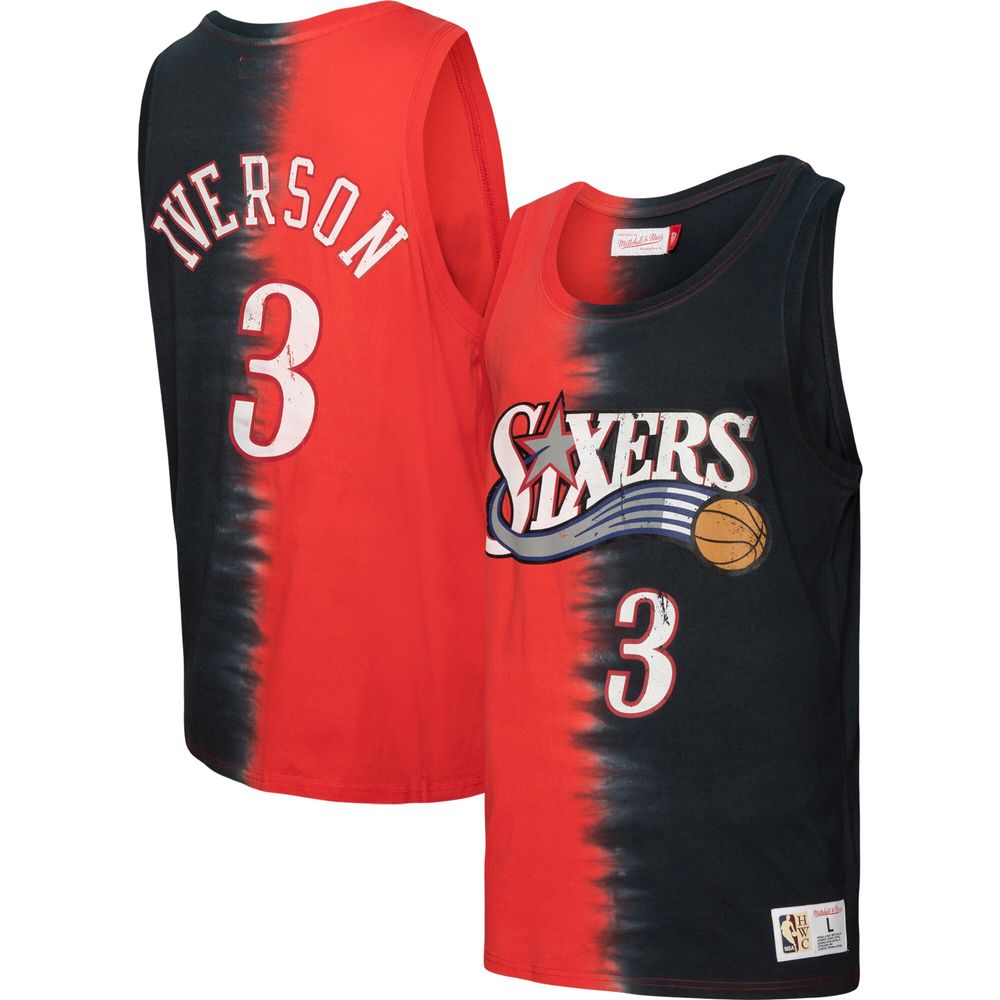 Men's Mitchell & Ness Black Philadelphia 76ers Hardwood Classics