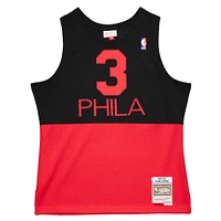 Men's Mitchell & Ness Allen Iverson Black Philadelphia 76ers 2003/04 Hardwood Classics Reload 2.0 Swingman Jersey