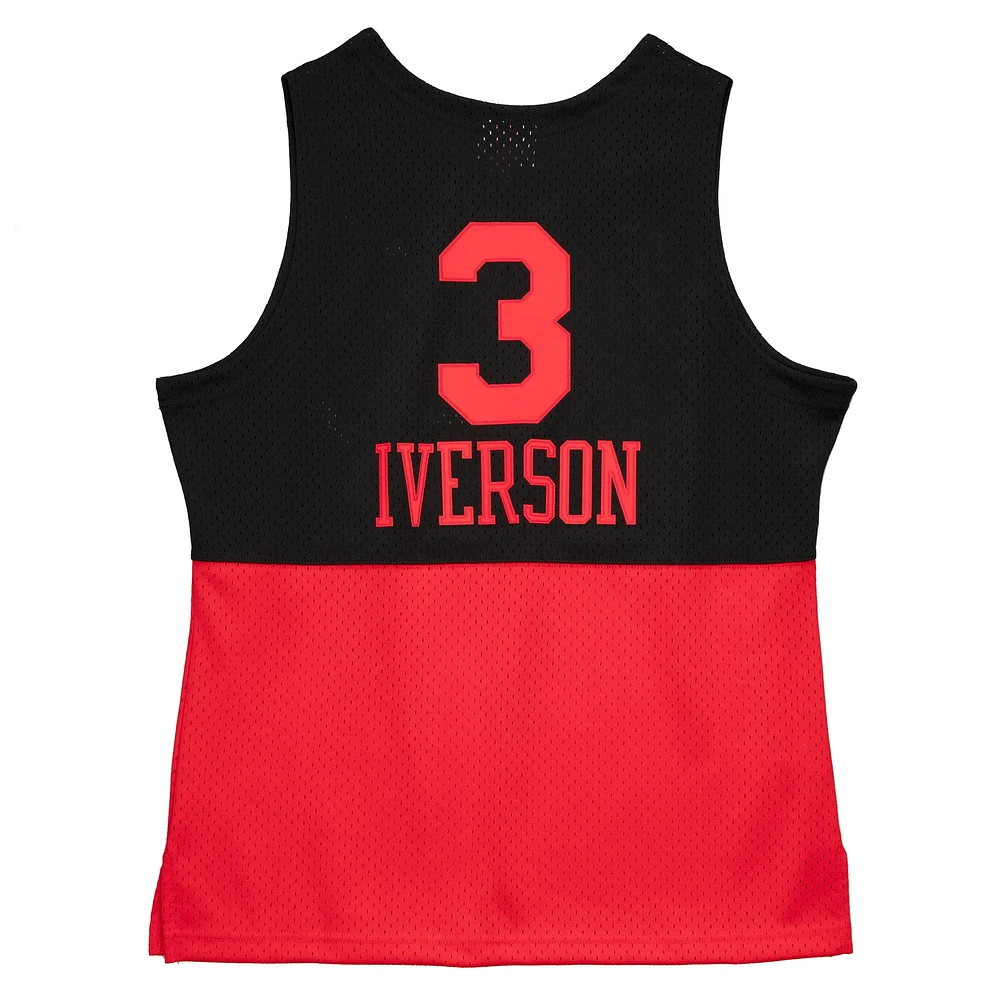 Men's Mitchell & Ness Allen Iverson Black Philadelphia 76ers 2003/04 Hardwood Classics Reload 2.0 Swingman Jersey