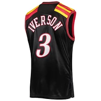 Men's Mitchell & Ness Allen Iverson Black Philadelphia 76ers 2006 Hardwood Classics Authentic Jersey