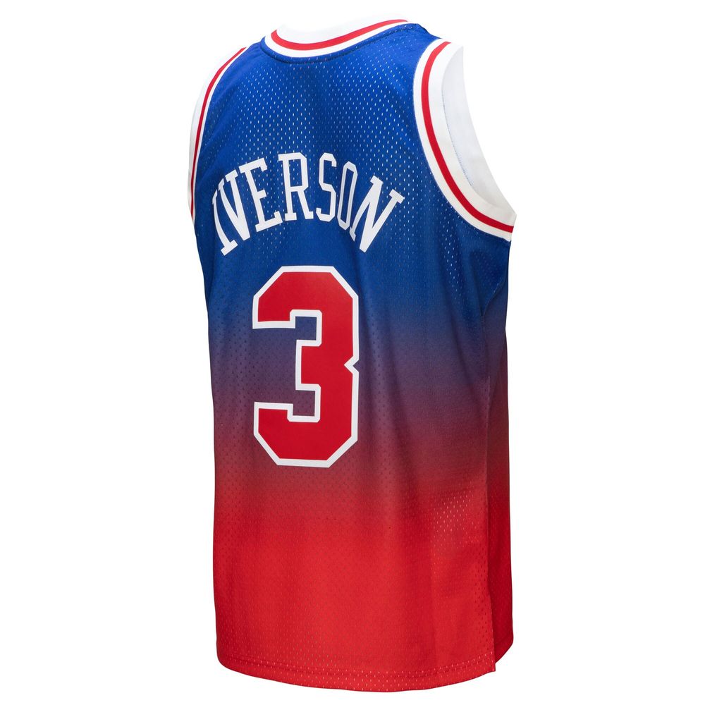 Mitchell & Ness Allen Iverson Philadelphia 76ers Royal Hardwood Classics Authentic 1996 Jersey Size: Extra Large