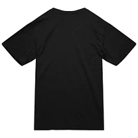 Men's Mitchell & Ness  Black Philadelphia 76ers Worldwide Collection Glow Up T-Shirt