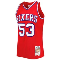 Men's Mitchell & Ness Darryl Dawkins Red Philadelphia 76ers Hardwood Classics 1979/80 Swingman Jersey