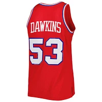 Men's Mitchell & Ness Darryl Dawkins Red Philadelphia 76ers Hardwood Classics 1979/80 Swingman Jersey