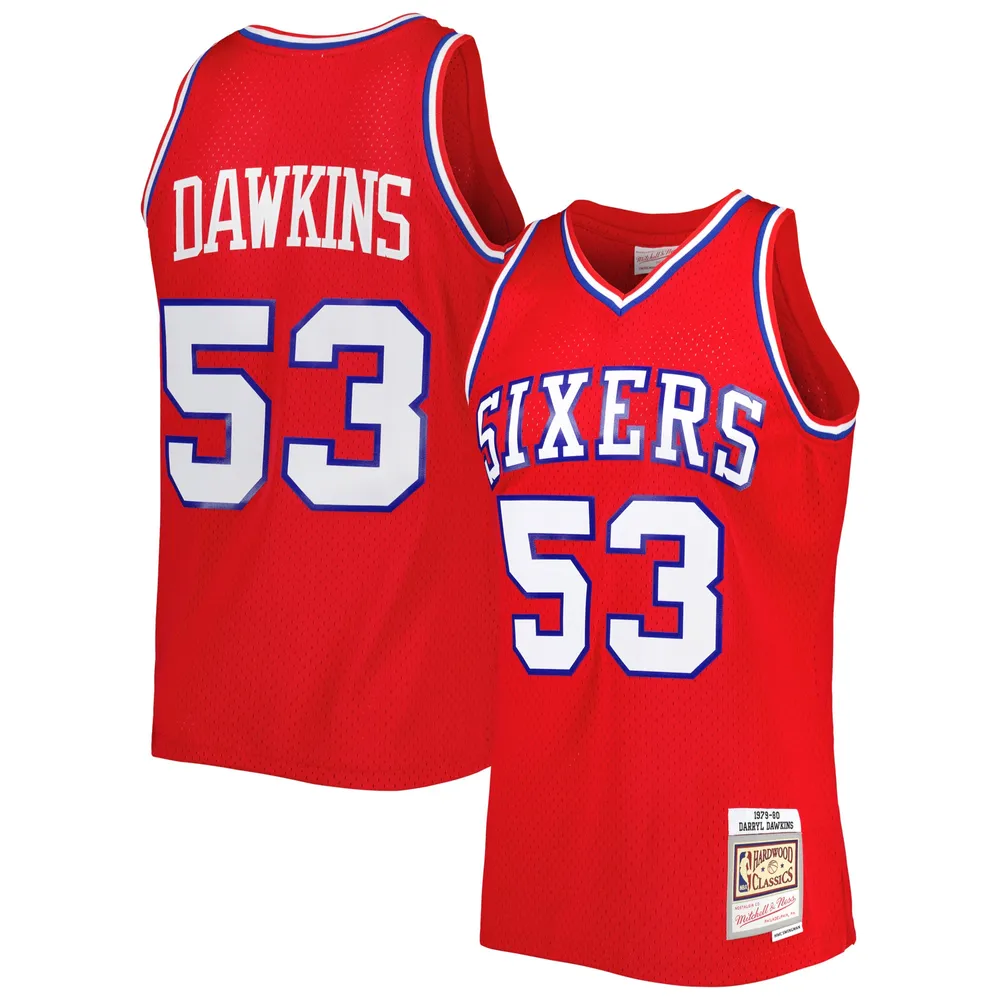 Lids Darryl Dawkins Philadelphia 76ers Mitchell & Ness Hardwood Classics  1979-80 Swingman Jersey - Red