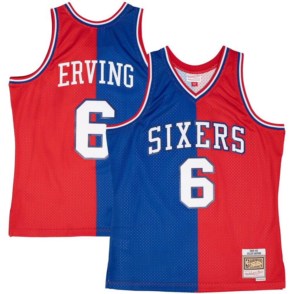 mitchell and ness julius erving jersey