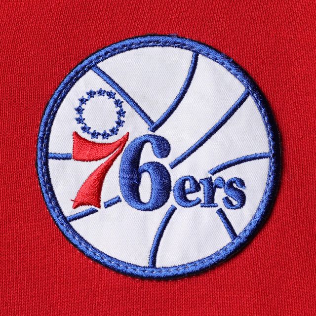 Mitchell & Ness Men's Mitchell & Ness Red/Royal Philadelphia 76ers Head  Coach Pullover Hoodie | Village Green Shopping Centre