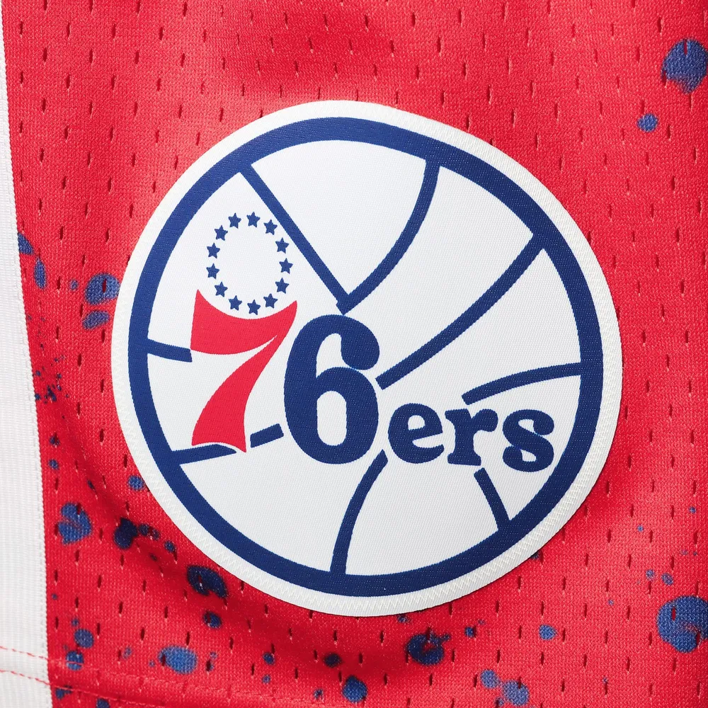 Mitchell & Ness pour homme rouge Philadelphia 76ers Hardwood Classics 1996 Hyper Hoops Swingman Short