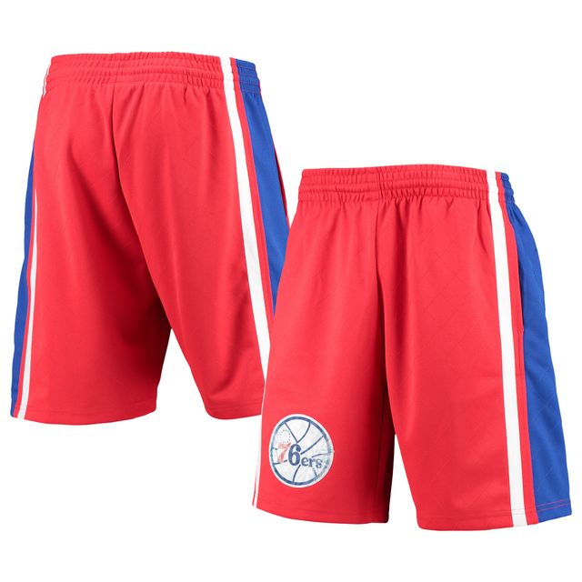 Mitchell & Ness pour homme rouge Philadelphia 76ers Hardwood Classics 75e anniversaire Swingman Short