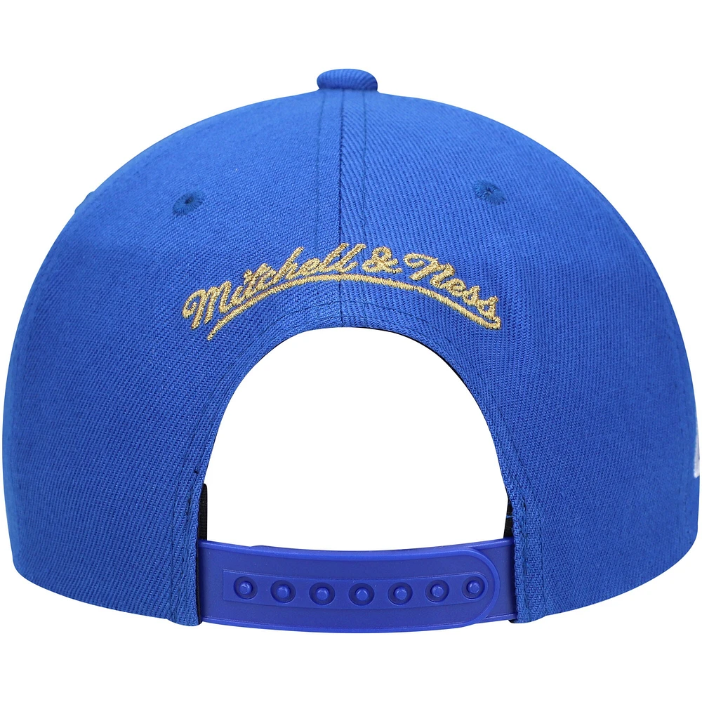 Casquette Snapback 50e anniversaire des Royal Philadelphia 76ers Mitchell & Ness pour hommes