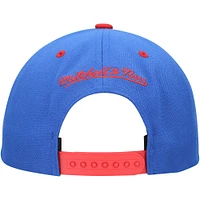 Casquette Snapback Royal Philadelphia 76ers All In 2.0 Pro Crown Mitchell & Ness pour hommes