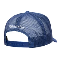 Casquette réglable de camionneur OTC Mitchell & Ness Royal Philadelphia 76ers Core Evergreen OTC pour hommes