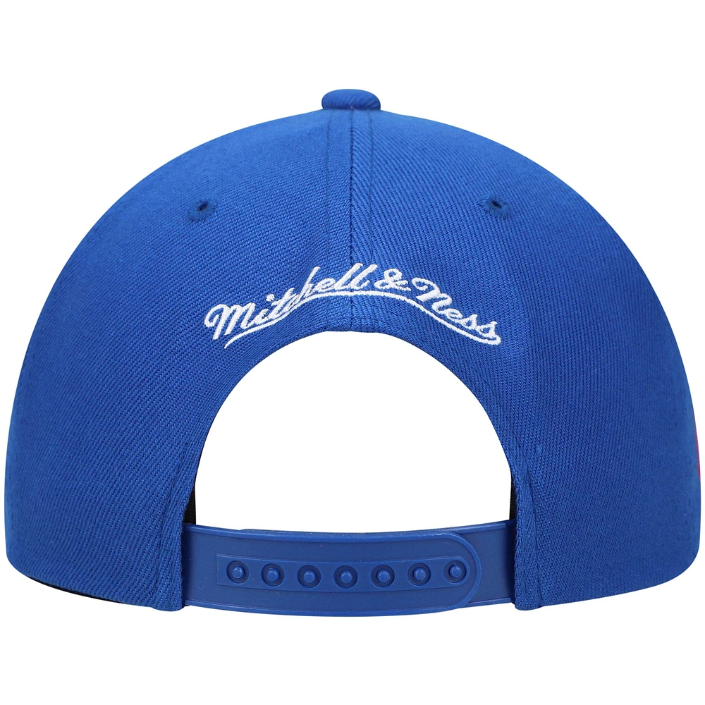 Mitchell & Ness Royal Philadelphia 76ers Hardwood Classics All Love Snapback Casquette pour homme