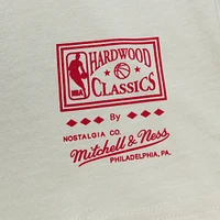 T-shirt Mitchell & Ness x Tats Cru crème Philadelphia 76ers Hardwood Classics City pour hommes