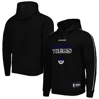 Men's NBA x Hugo Boss Black Philadelphia 76ers Team Bounce Tri-Blend Pullover Hoodie