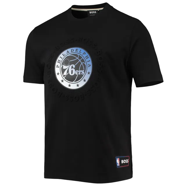 Hugo Boss NBA x Hugo Boss Charcoal Philadelphia 76ers Basket T-Shirt | Halifax Shopping Centre