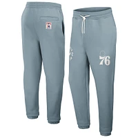 Pantalon de survêtement en peluche Pigeon NBA x Staple Mint Philadelphia 76ers pour hommes