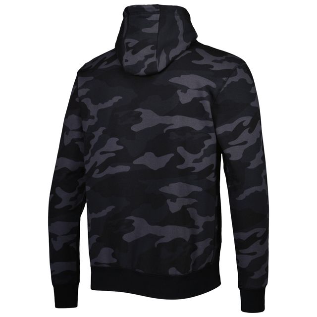 Men's FOCO Black/Camo Philadelphia Eagles Raglan - Pullover Hoodie