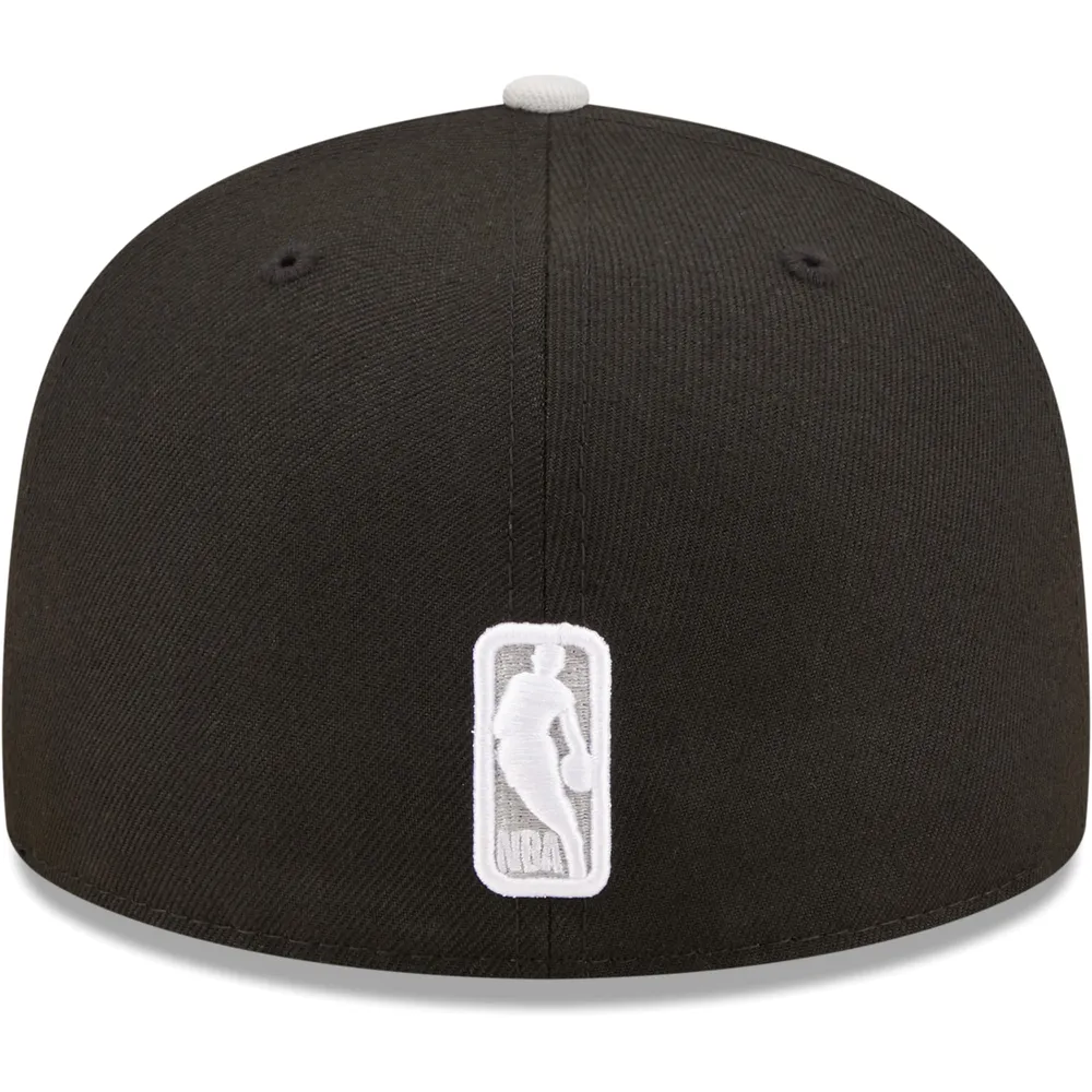 Casquette ajustée New Era Philadelphia 76ers Two-Tone Colour Pack 59FIFTY pour homme, noir/gris