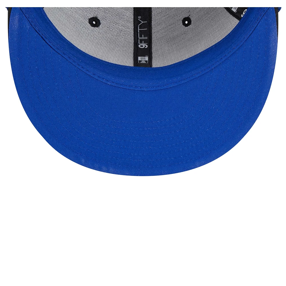 Casquette Snapback 9FIFTY noire Philadelphia 76ers Back Laurels New Era pour homme