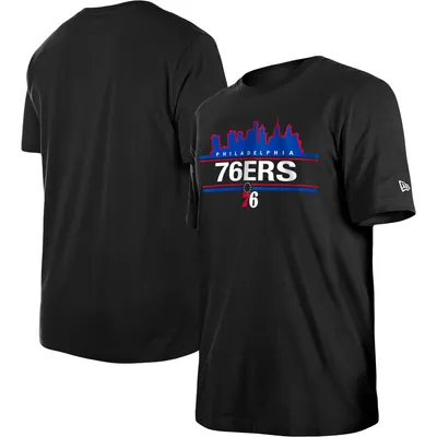 Philadelphia 76ers New Era Localized T-Shirt - Black