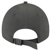 Casquette ajustable New Era 9TWENTY Active Ripstop des Philadelphia 76ers pour homme, couleur charbon