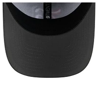 Casquette ajustable New Era 9TWENTY Active Ripstop des Philadelphia 76ers pour homme, couleur charbon