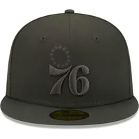 Men's New Era Charcoal Philadelphia 76ers Color Pack 59FIFTY Fitted - Hat