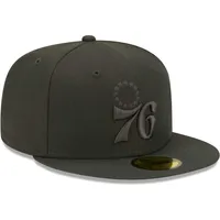 Men's New Era Charcoal Philadelphia 76ers Color Pack 59FIFTY Fitted - Hat