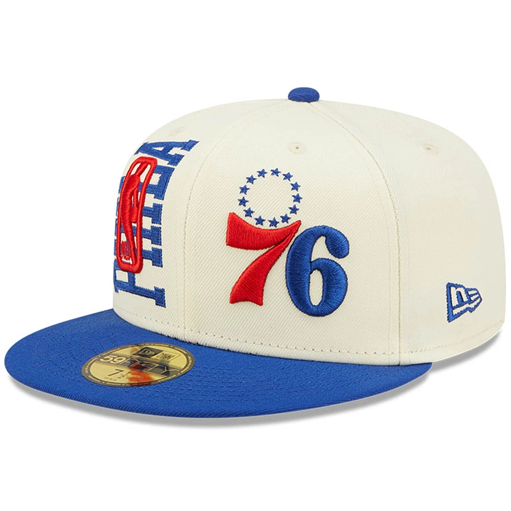 NWE 76ERS BLUE 22 NBA DRAFT OTC 59FIFTY HATMENHIC