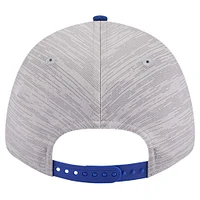 Men's New Era Heather Gray/Royal Philadelphia 76ers Active Digi-Tech Two-Tone 9FORTY Adjustable Hat