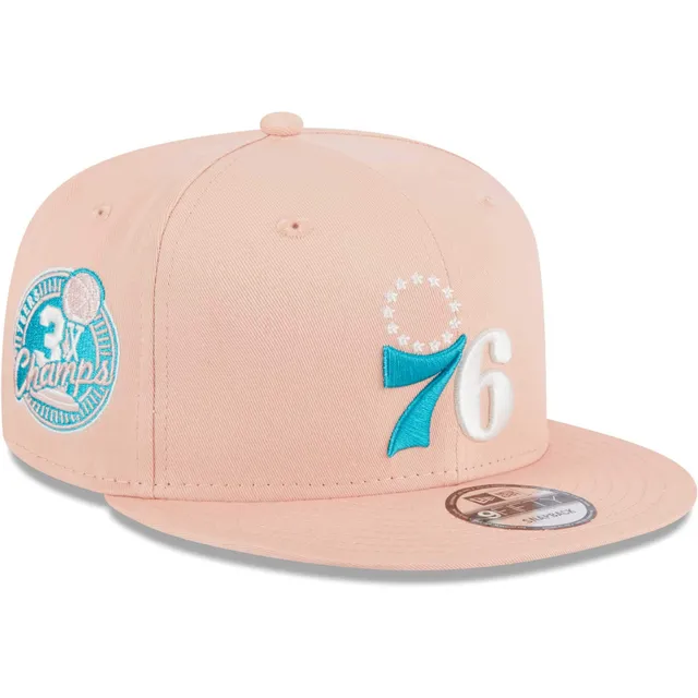 New Era Atlanta Braves 59FIFTY Sky Pink Mens Hat (Blue/Pink)