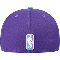 Men's New Era Purple Philadelphia 76ers Vice 59FIFTY Fitted Hat