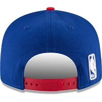 Casquette New Era Royal/Rouge Philadelphia 76ers 2-Tone 9FIFTY Snapback réglable pour homme