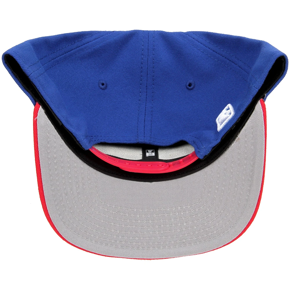 Men's New Era Royal/Red Philadelphia 76ers 2-Tone 9FIFTY Adjustable Snapback Hat