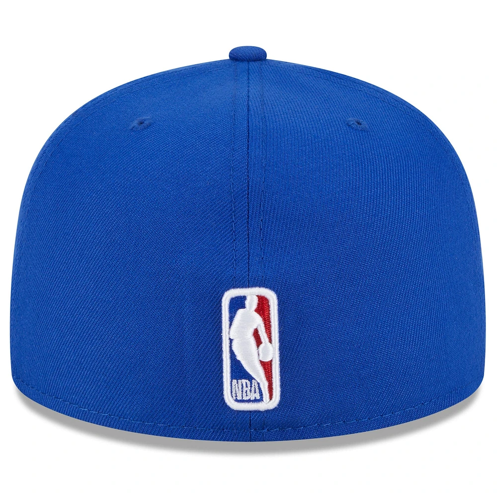 Casquette ajustée New Era Royal Philadelphia 76ers 2023 NBA Draft 59FIFTY pour homme