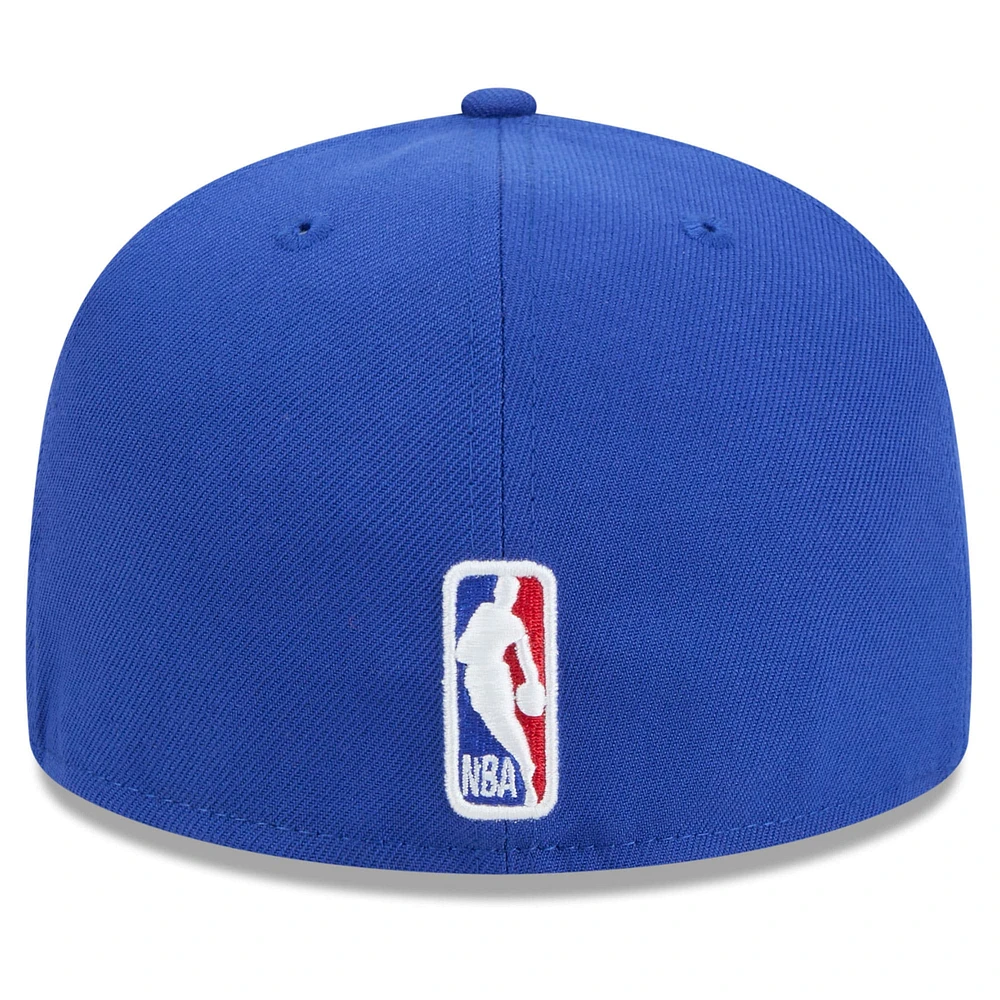 Men's New Era  Royal Philadelphia 76ers 2024/25 City Edition Alternate 59FIFTY Fitted Hat