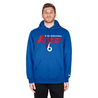 Men's New Era  Royal Philadelphia 76ers 2024/25 City Edition Pullover Hoodie