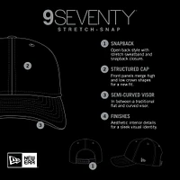 Men's New Era Royal Philadelphia 76ers Adventure Perform COOLERA 9SEVENTY Stretch-Snap Adjustable Hat