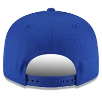 Men's New Era Royal Philadelphia 76ers - Back Half 9FIFTY Snapback Adjustable Hat