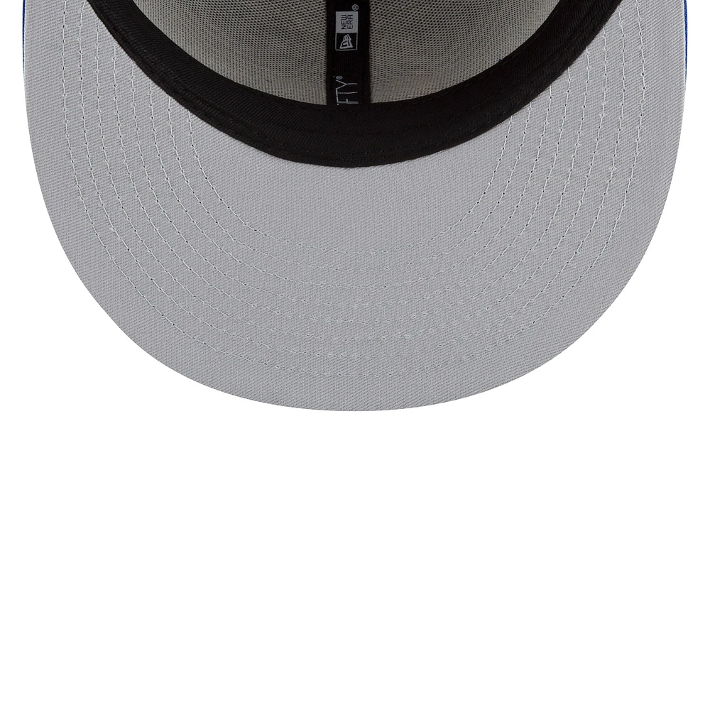 Men's New Era Royal Philadelphia 76ers - Back Half 9FIFTY Snapback Adjustable Hat