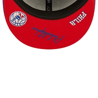 Men's New Era Royal Philadelphia 76ers Fall 22 Identity 59FIFTY Fitted Hat