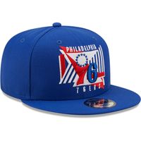 Men's New Era Royal Philadelphia 76ers Shapes 9FIFTY - Snapback Hat