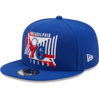 Men's New Era Royal Philadelphia 76ers Shapes 9FIFTY - Snapback Hat