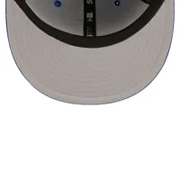 Men's New Era Royal Philadelphia 76ers Splatter 59FIFTY Fitted Hat