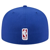Men's New Era Royal Philadelphia 76ers State Stitch 59FIFTY Fitted Hat