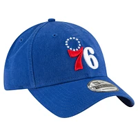 Men's New Era Royal Philadelphia 76ers Team 2.0 9TWENTY Adjustable Hat