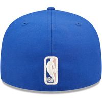 Men's New Era Royal Philadelphia 76ers The 3X NBA Finals Champions Pop Sweat 59FIFTY - Fitted Hat